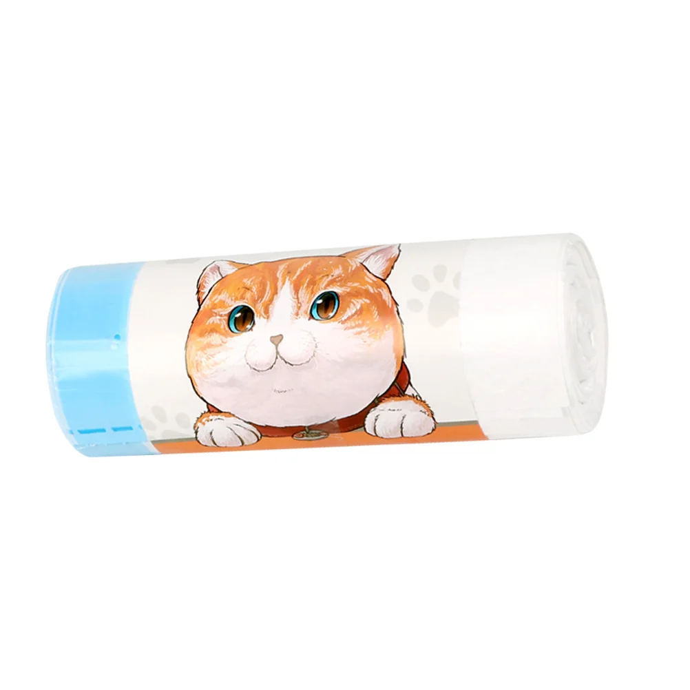 

Litter Cat Drawstring Liners Poop Waste Pet Box Supplies Disposable Duty Container Heavy Elastic Unscented Pouch Packing Liner