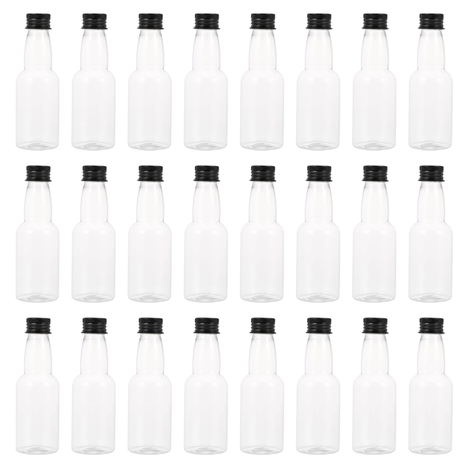 

Bottles Bottle Mini Reusable Beverage Empty Containers Clear Caps Sample Portable Round Miniature Sauce Vinegar Drinking Bulk