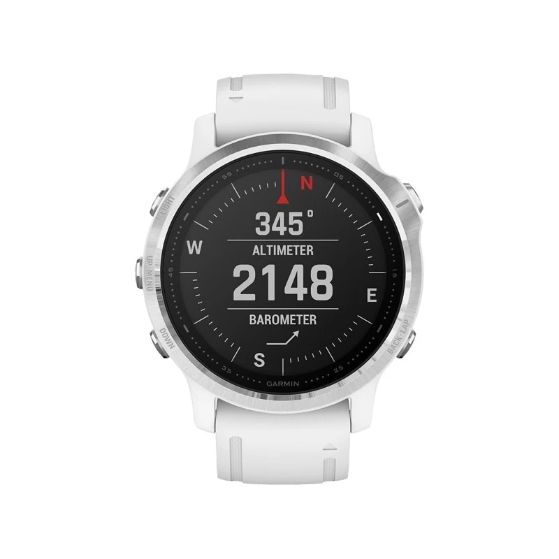 Умные часы Garmin Fenix 6S 010-02159-00 240x240 пульсометр шагомер альтиметр белый - купить по