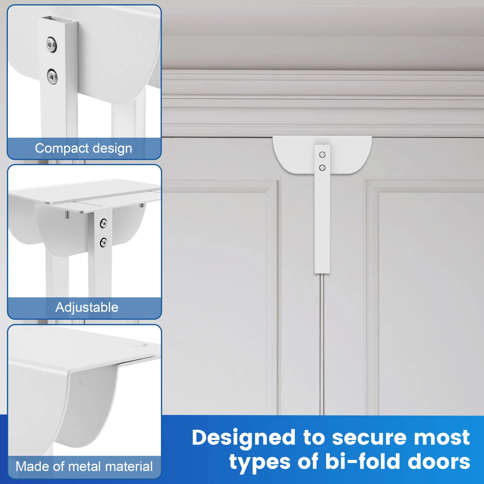 Новый металлический двойной дверной замок регулируемый для шкафа защита от