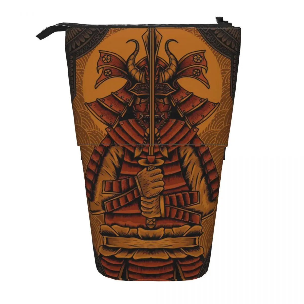 Вертикальный Выдвижной карандаш с орнаментом в виде самурайских воинов