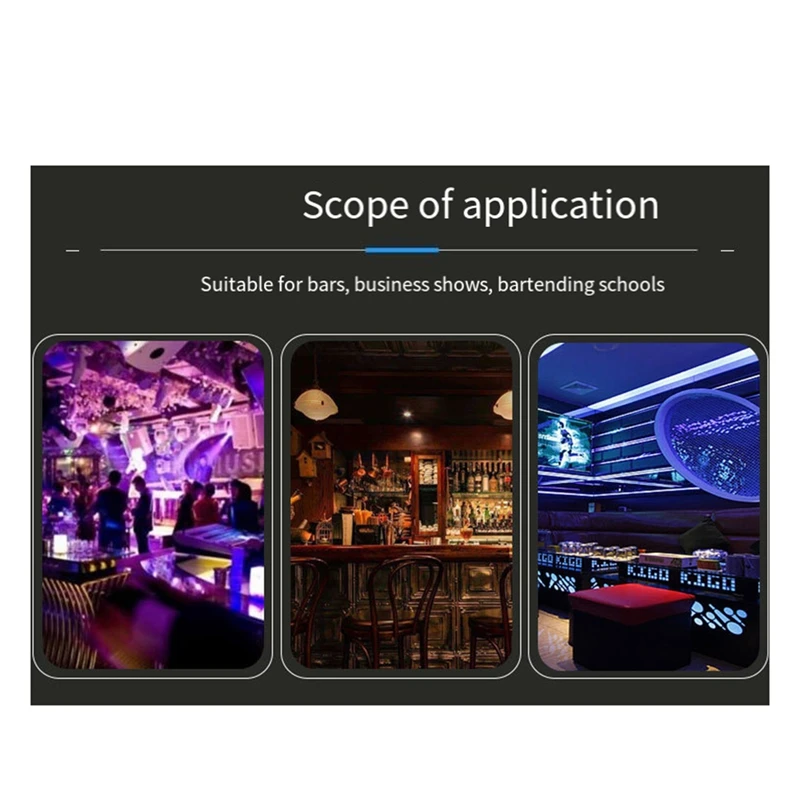 7 шт. цветной стикер для бармена бармен практика бар паб бутылка вина шейкер