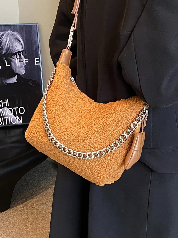 Модные шерстяные сумки-Хобо через плечо женские сумки-тоуты и кошельки новинка