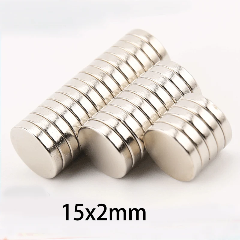 

Дисковые магниты из железа 15x2 мм