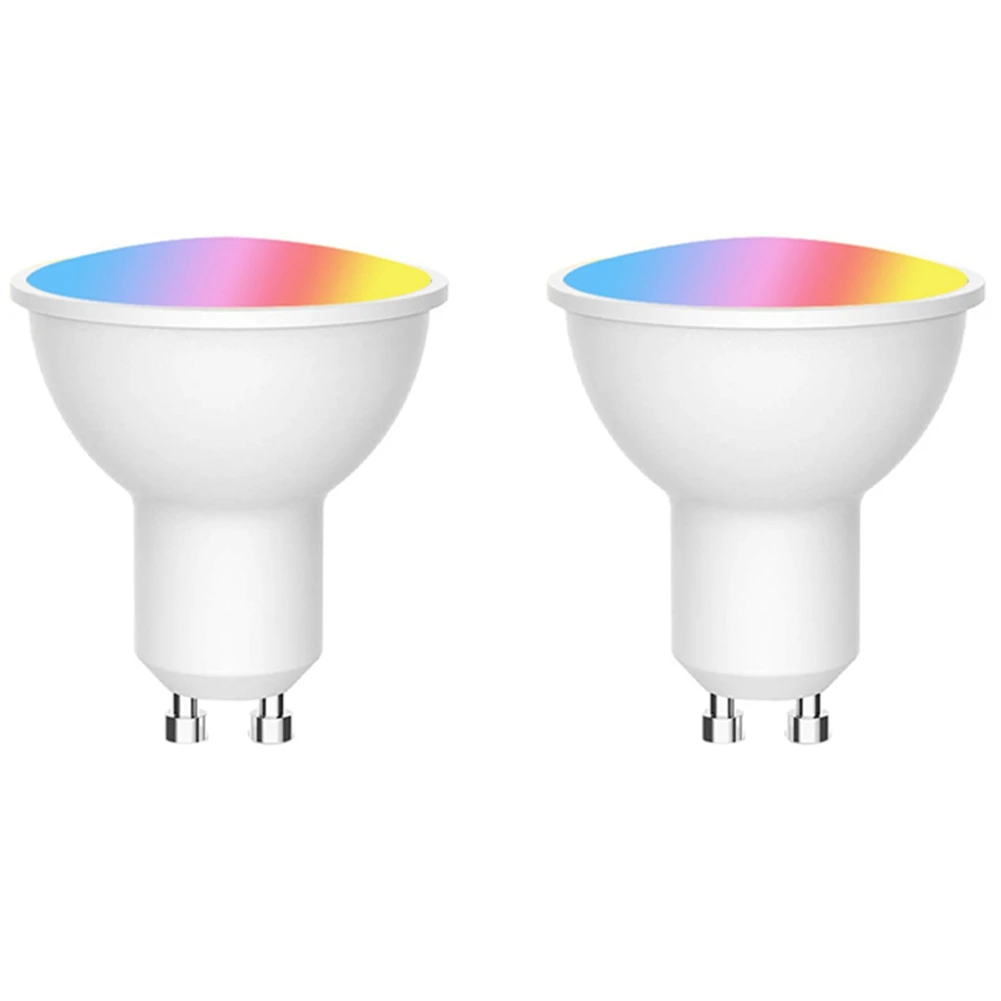 

2 шт., умная лампа Gu10, 5 Вт, RGB + CW(2700-6500K)