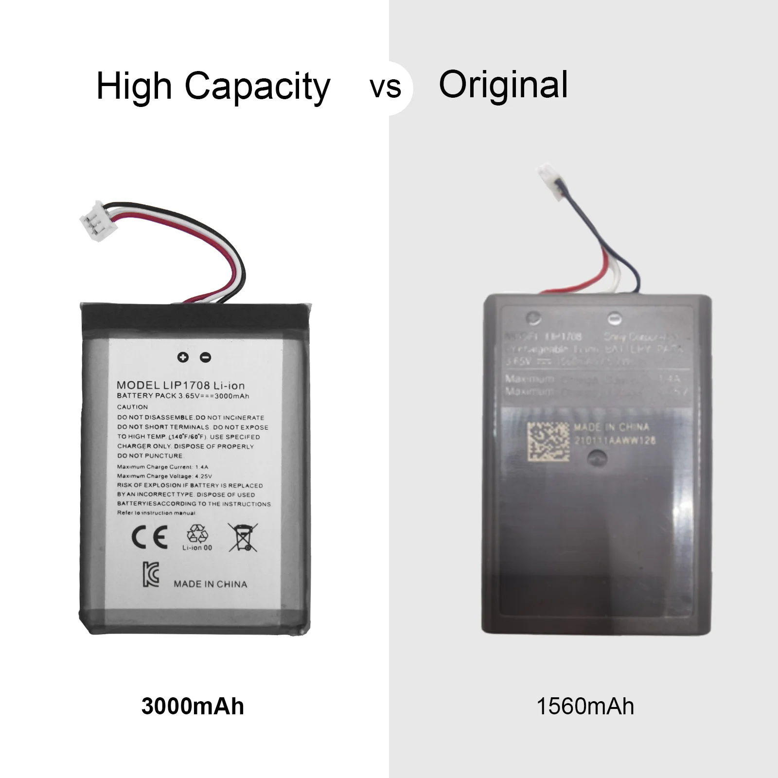 Аккумулятор для консоли Perfine PS5 LIP1708 игрового контроллера Sony Playstation5 аккумулятор