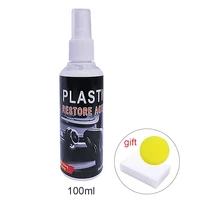 plasltic restoer automotive interior plastic rubber leather retreading agent with sponge