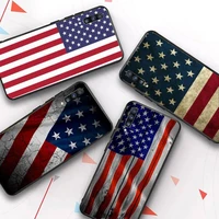 american flag phone case for redmi 8 9 9a for samsung j5 j6 note9 for huawei nova3e mate20lite cover
