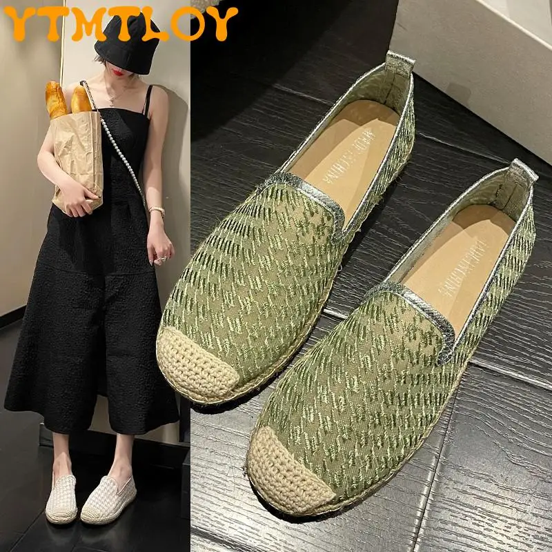 

Туфли женские сетчатые рыбацкие, дышащие, сетчатые, повседневные, плоская подошва, однотонные, лето 2022