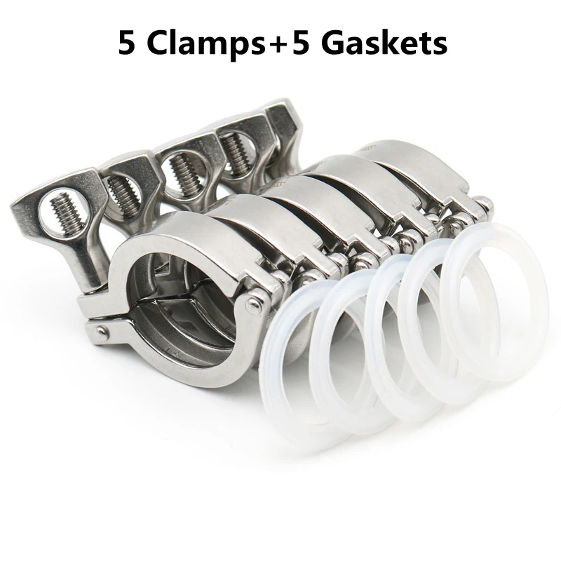 

Санитарный тройной зажим из нержавеющей стали 304 для наконечников