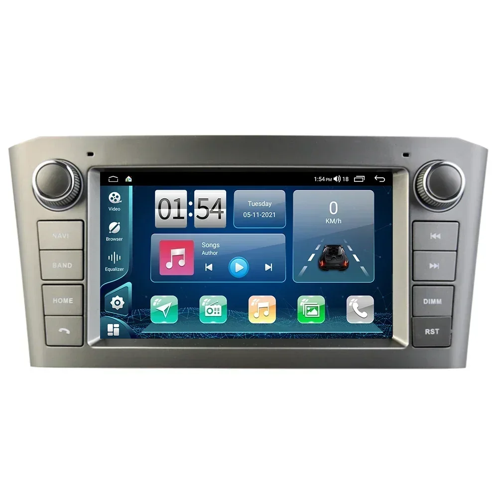 Android 13 Octa- core 4G+64G CAR DVD PLAYER For TOYOTA AVENSIS 2002-2008 Wireless Carplay GPS NAVIGATION AUDIO
