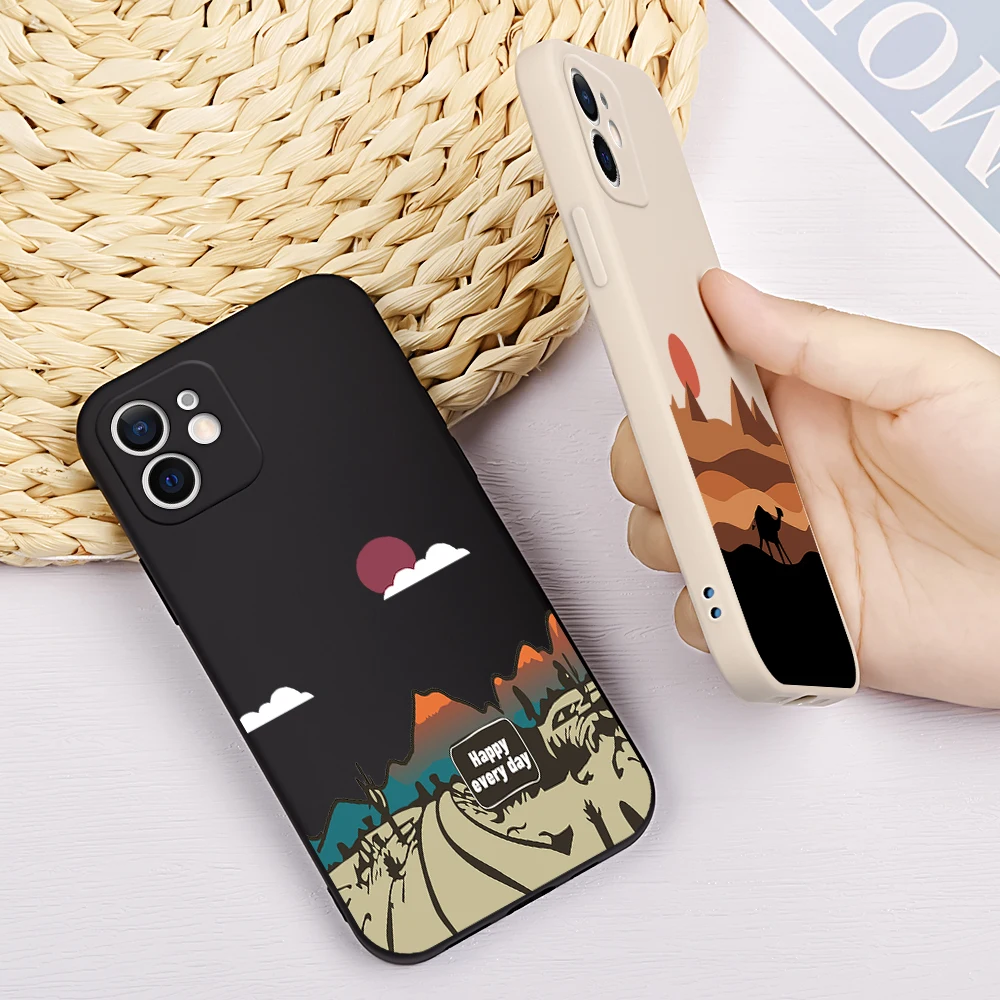 Мягкий силиконовый чехол Snow Mountain для Xiaomi Poco M4 Pro 5G M3 M2 X3 NFC F3 C3 GT X2 m4 |