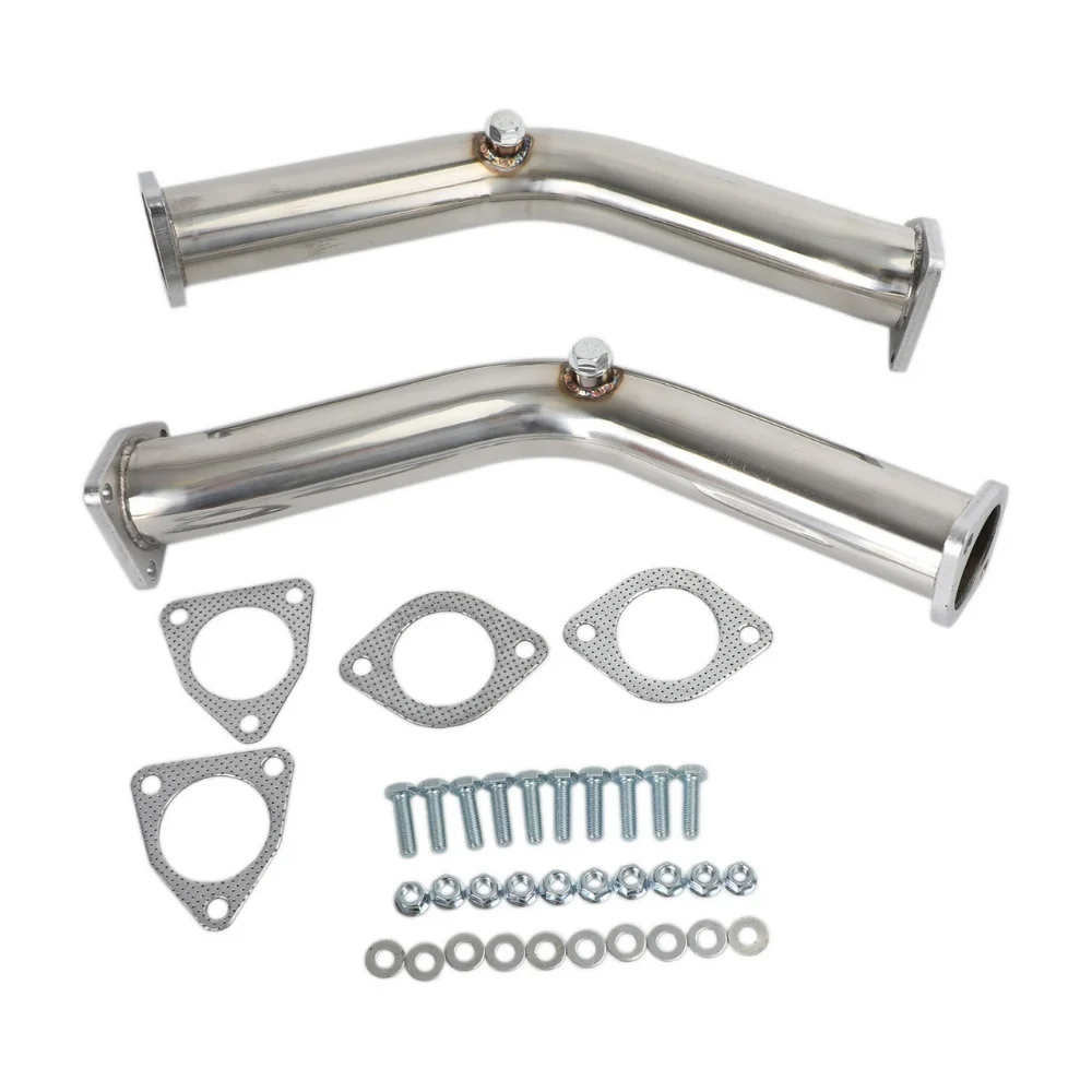 

For Nissan 350Z Infiniti G35 FX35 2 Test Pipes Decat Straight Exhaust