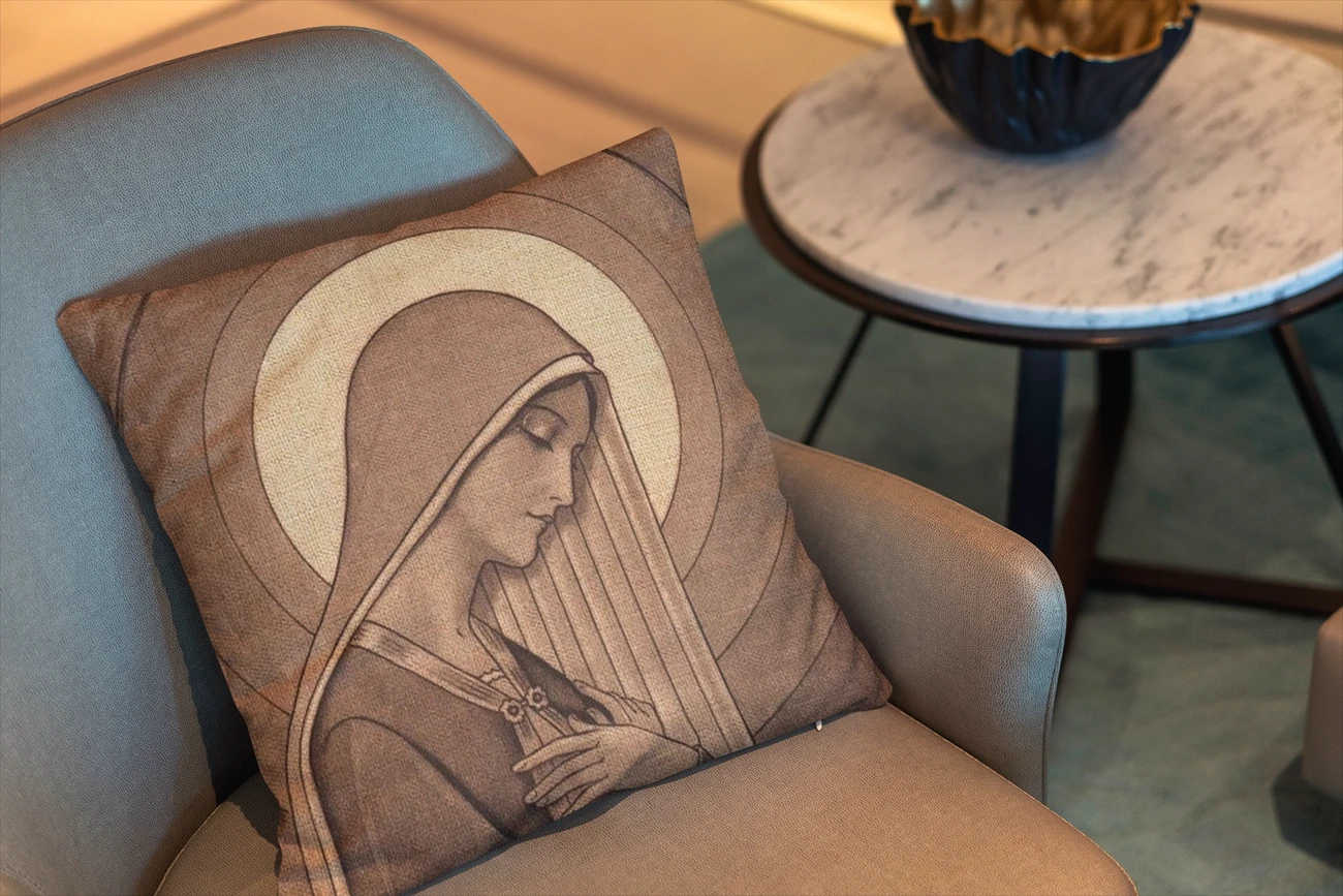 Чехлы на подушки Иисуса Девы Марии украшение для домашней гостиной элегантная