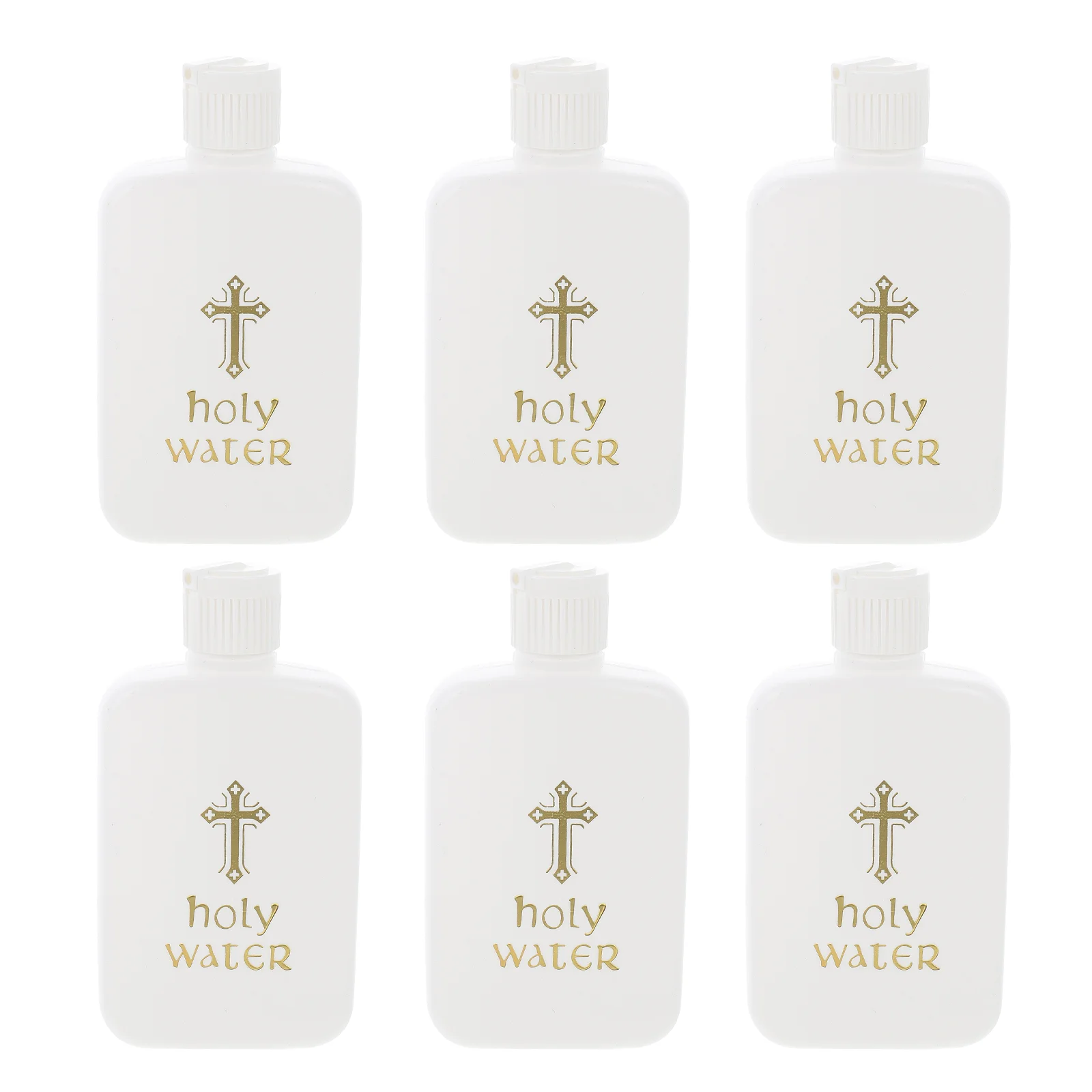 

6Pcs Holy Water Container Church Water Bottles Religious Holy Water Container Empty Holy Water Bottles
