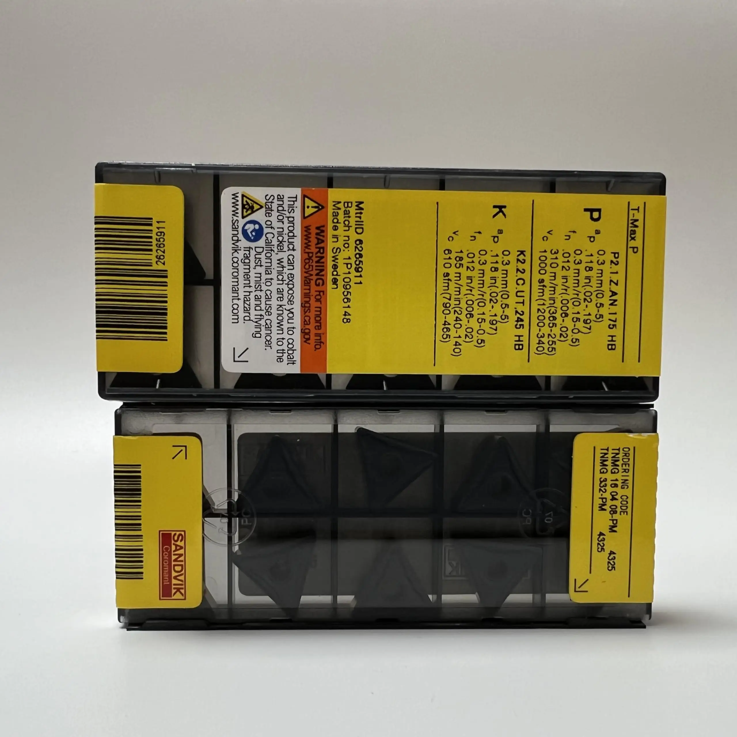 Оригинальное лезвие TNMG 160404 -PM 4325 / 160408 Ostrze z węglików spiekanych CNC 10 sztuk