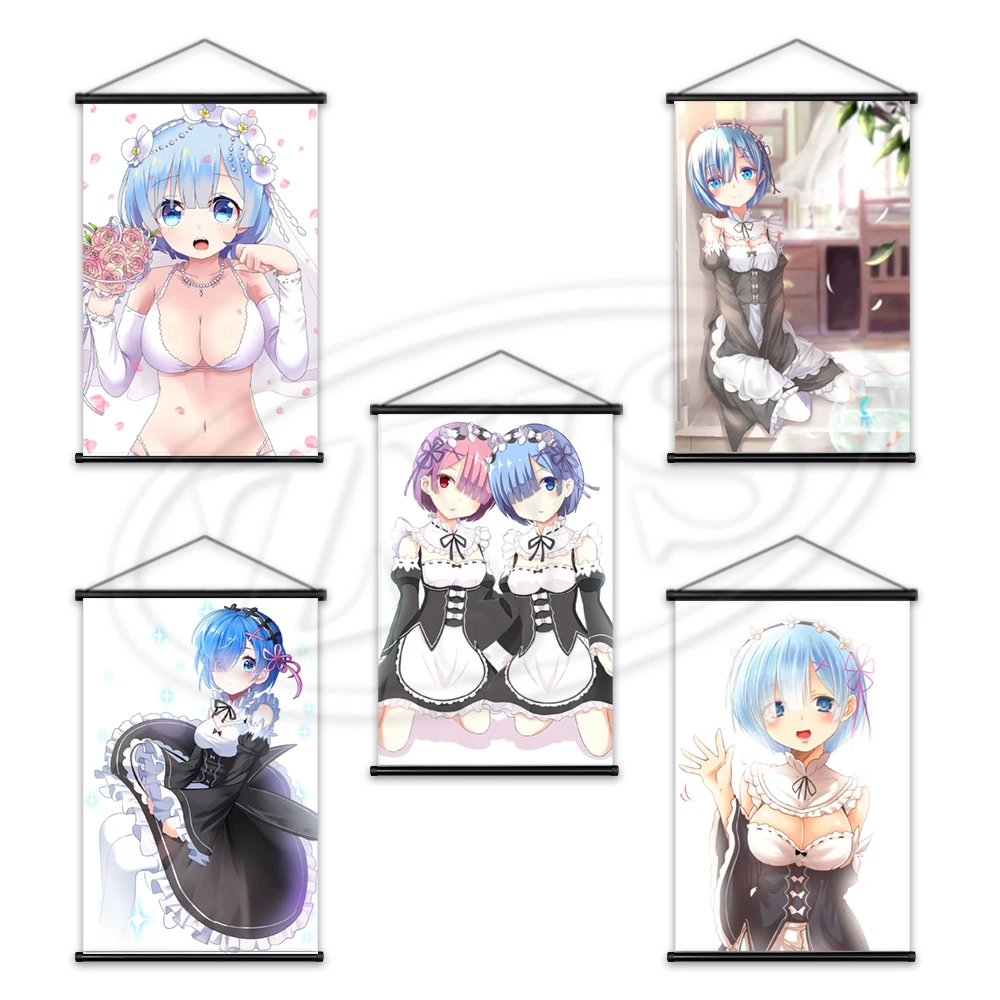 

Картина на холсте с надписью «Re:Zero Hanging LS Kara Hajimeru»