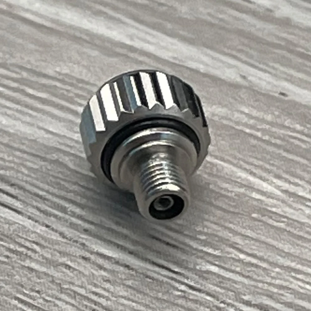 Водонепроницаемая Корона и трубка часов SUB из нержавеющей стали с серебристым