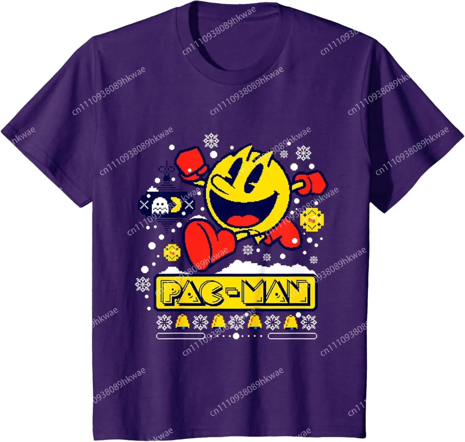 Фото Футболка Bandai PAC-Man, модная повседневная забавная футболка для мужчин и женщин, S-6XL, летняя №3