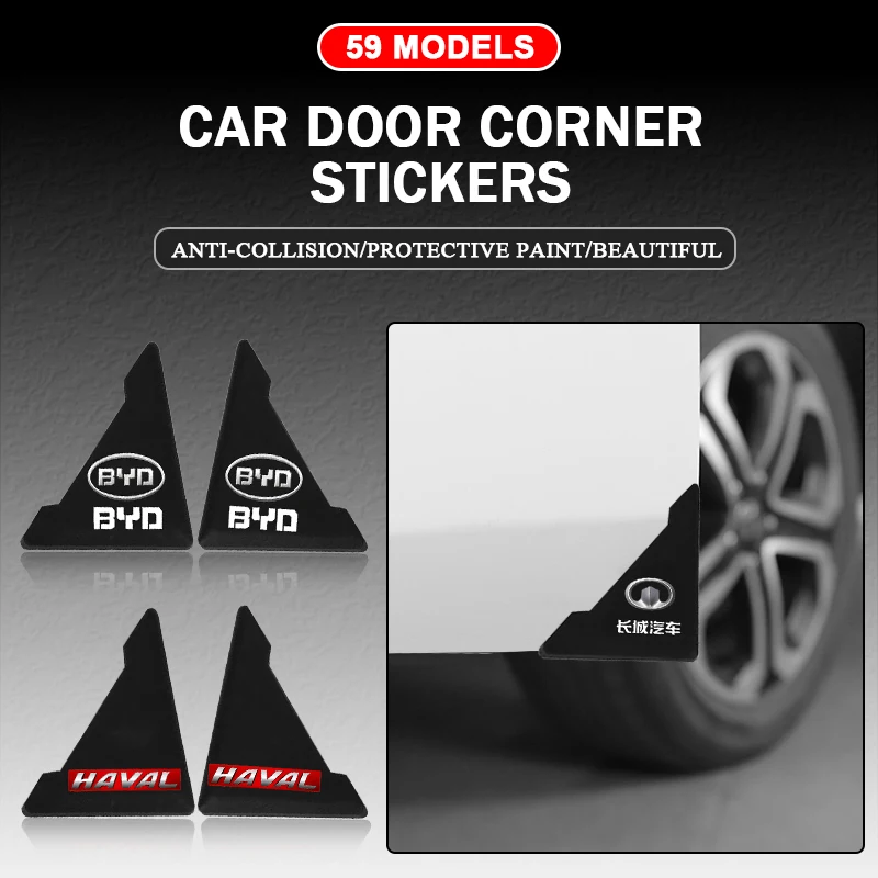 

2PCS Car Door Corner Protection Sticker Anti-Collision for Lada 2105 VESTA Niva 4x4 Parachoque Priora Granta Vaz Car Accessories