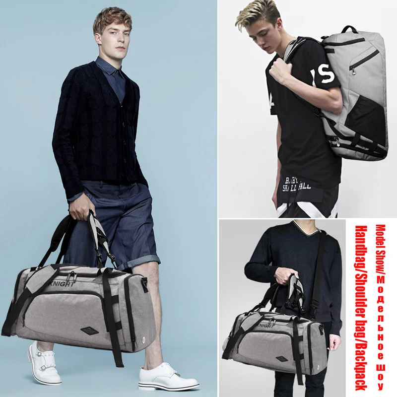 FREE KNIGHT Gym Bag Waterproof Fitness Training Sports Bag Men Women Multifunction Travel Handbag Large Capacity