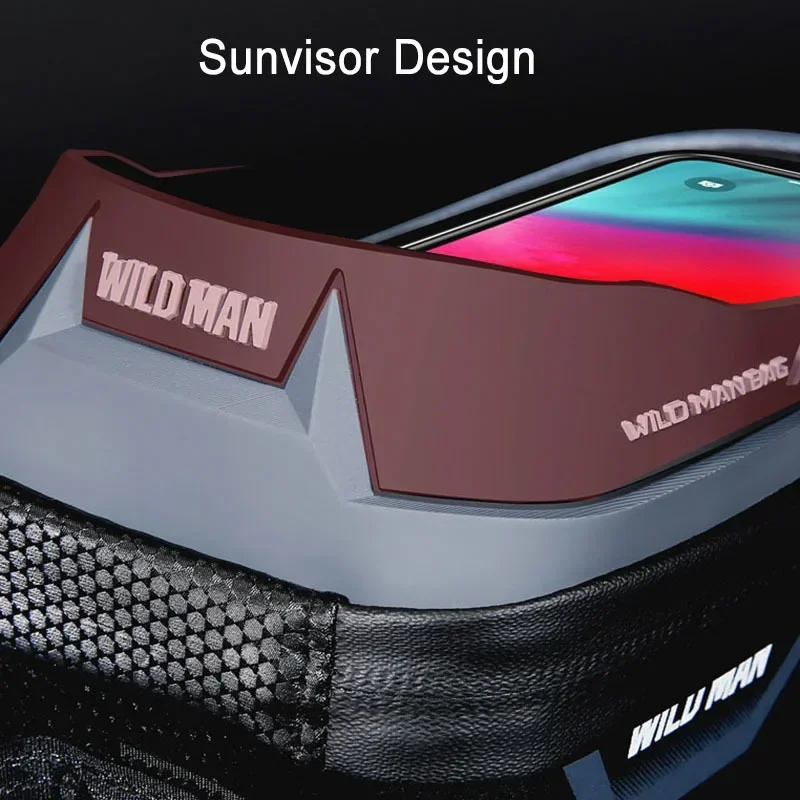 Сумка на переднюю раму велосипеда WILD MAN водонепроницаемая велосипедная сумка