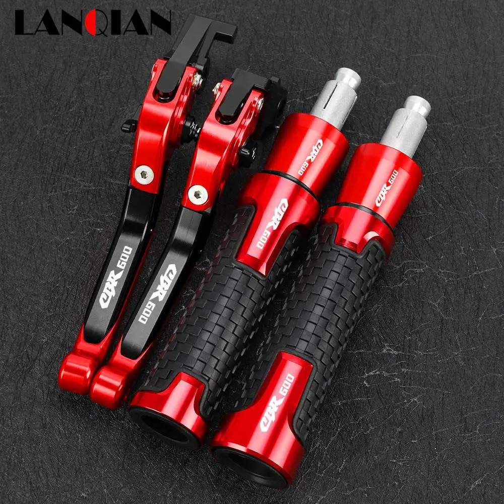 

Motorcycle For Honda CBR600 F2 F3 F4 F4i 1991-2007 Extendable Brake Clutch Levers Handlebar Handle Grips Ends Slider Accessories