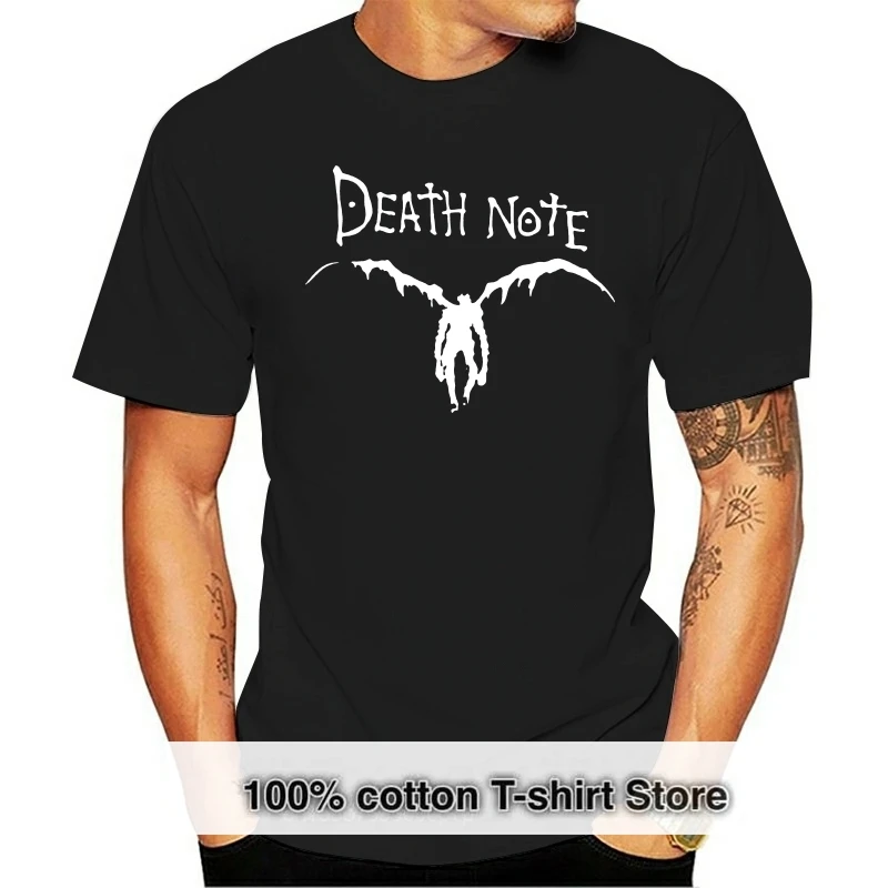 

Футболка мужская летняя из 100% хлопка с принтом «1Death Note»
