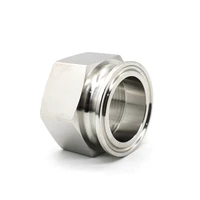 1/2" 3/4" 1" 1-1/2" 2" NPT Female 0.5" 1.5" 2" Tri Clamp Sanitary Pipe Fitting Connector SS304 Stainless Homebrew