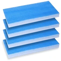 airbrush hobby airbrush spray booth filter set fiberglass booth replace filter compatible for master paasche 4pcs blue