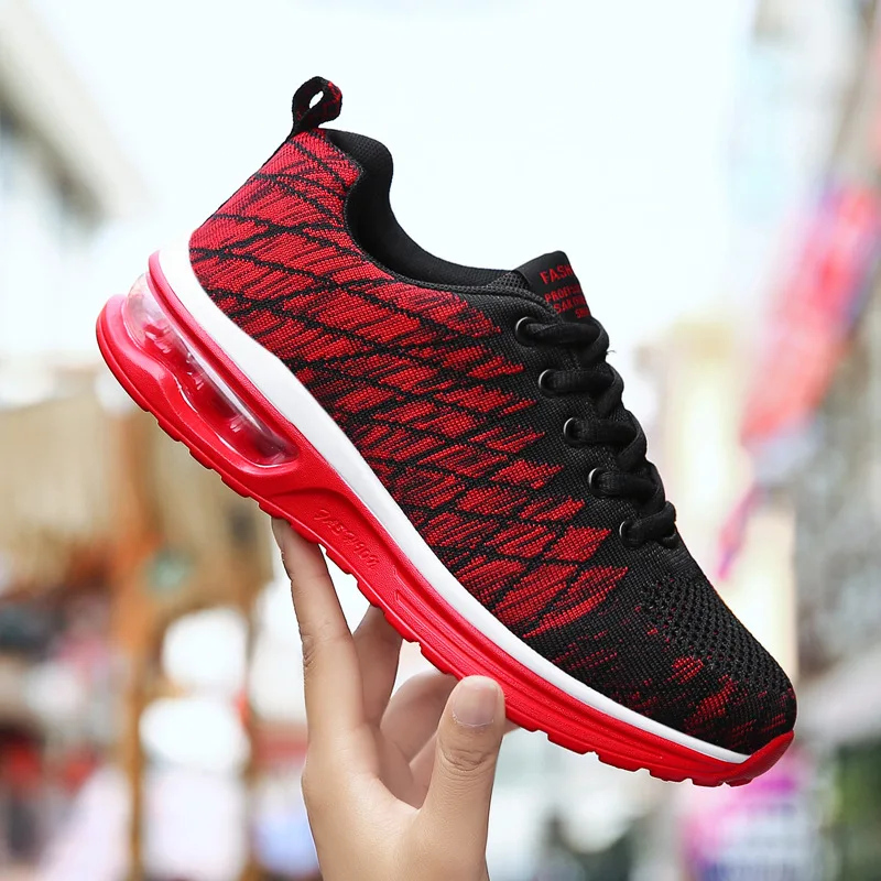 

Tennis Gym Man Cross Border Popular Men's Shoes New Sports Large Korean Casual Student Trend Air Cushion Running 46