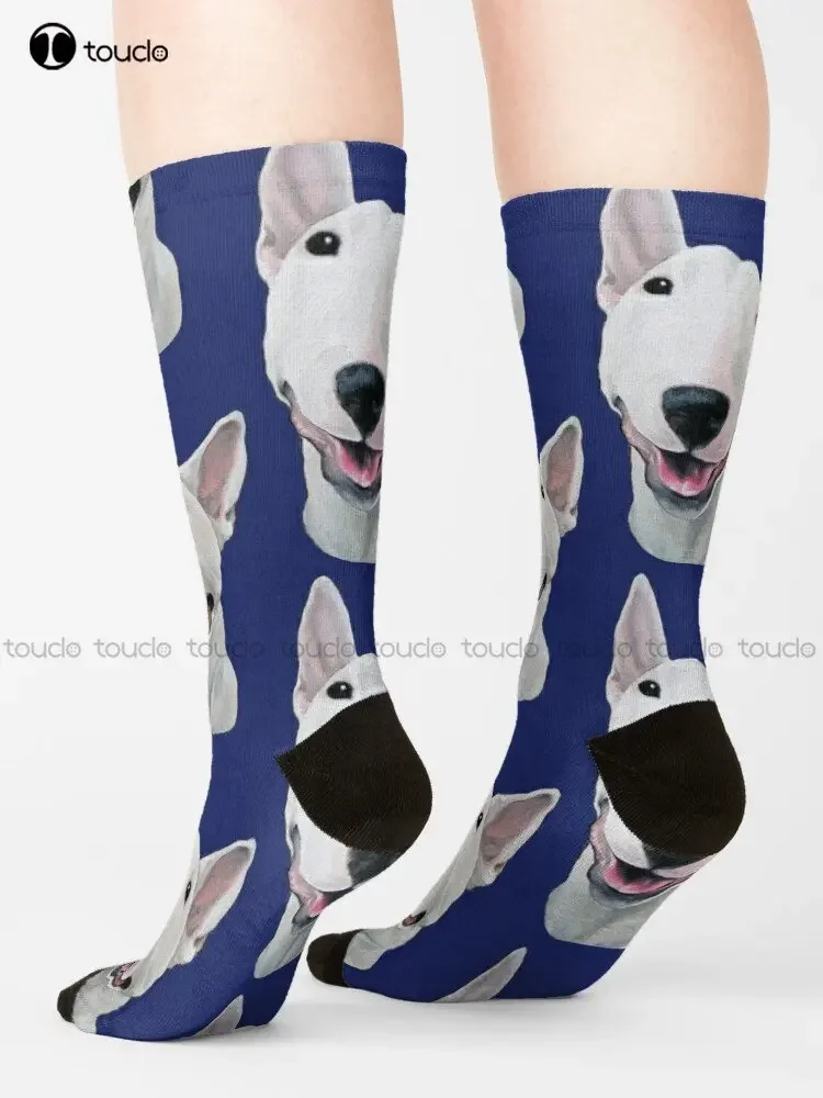 Бультерьер необычные носки для собак щенков футбольные мальчиков 360° ° Цифровая