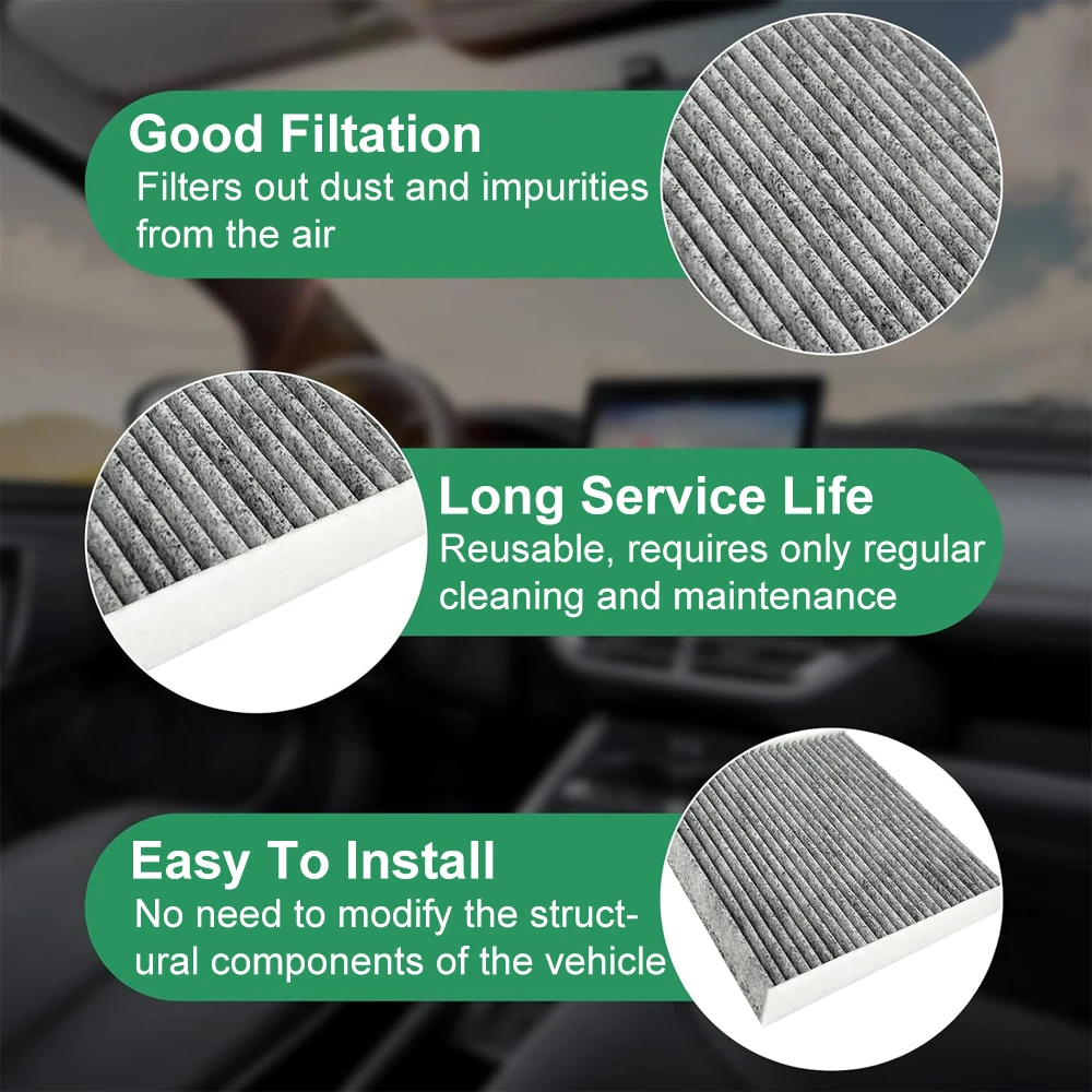 Воздушный фильтр салона с заменой активированного угля для CP134 CF10134 Honda Acura Civic CR-V