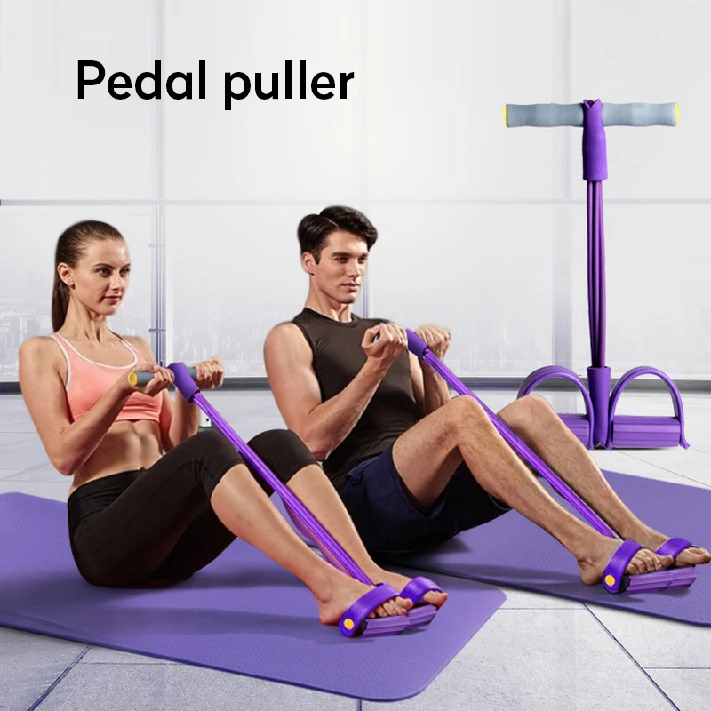 

4 Resistance Bands Fitness Elastic Pull Ropes Exerciser Rower Belly Home Gym Sport Elastic Bands For Workout Fitness Equipment