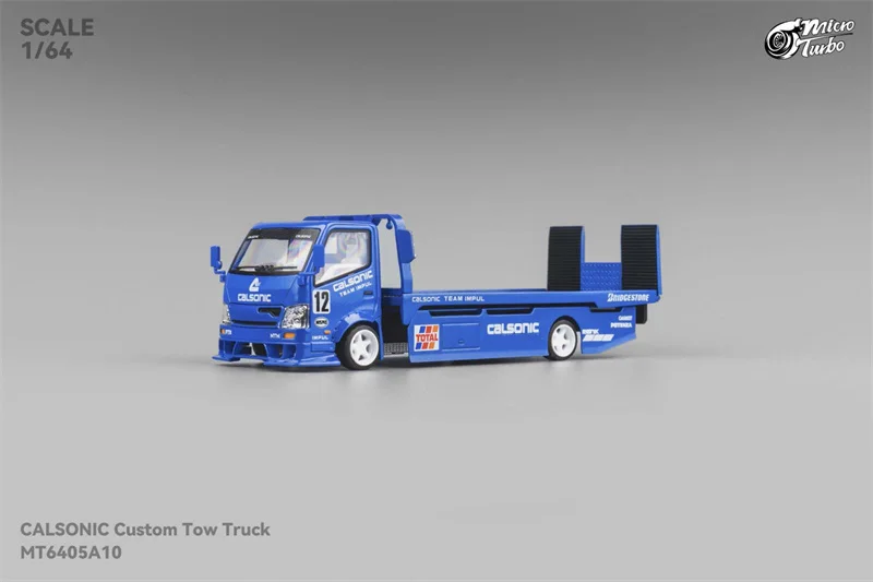 Фото Костюм-буксирующий грузовик Micro Turbo 1:64, литая под давлением модель автомобиля Calsonic Kansel №5