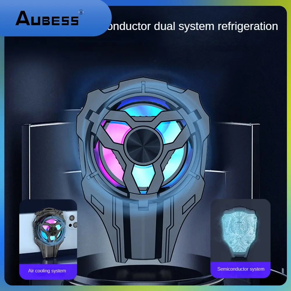 

15w Three-sided Suction Phone Radiator Heat Dissipation Cooler Heat Sink Ultra-quiet Smartphone Cooling Fan For Cell Phone