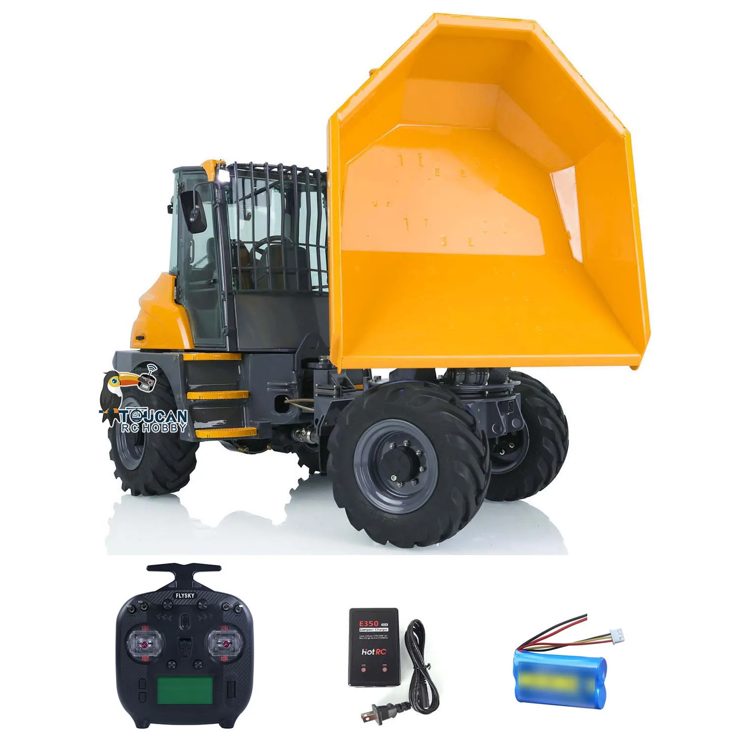 LESU 1/14 6MDX Самосвал с дистанционным управлением RTR 4X4 RC Гидравлический шарнирный