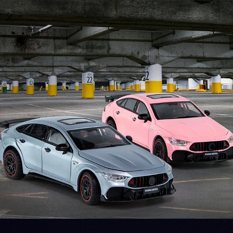 Модель автомобиля из сплава Benc Rocket 1/24 модель AMG GT 63 под давлением Игрушечная