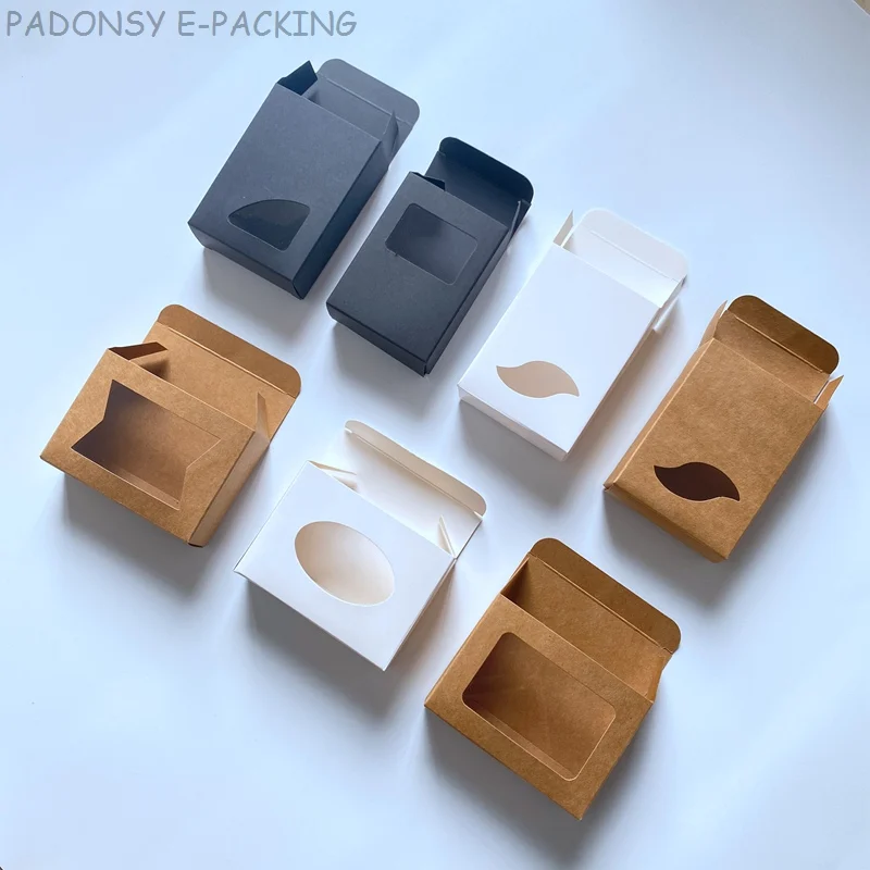 With Window Handmade Soap Packaging Box Homemade Soap Gift Boxes Paper Strip Customzie Logo Wholesale