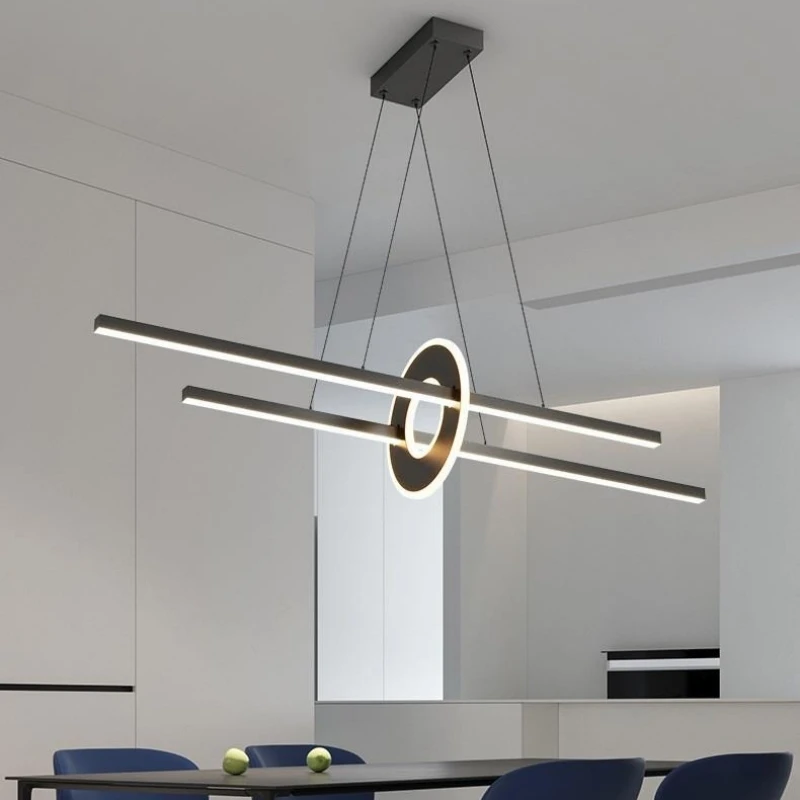 

Modern Led Pendant Lights Designer Iron Hanglamp For Dining Room Study Office Bar Decor Lighting Nordic Home Kitchen Fixtures