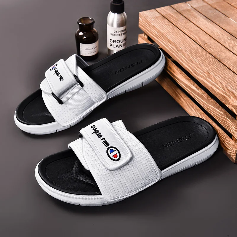 

Unisex Fashion Beach Slippers Sandals Thick Sole Slipper Anti-Slip Sandals Flip Flops for Women Men Indoor Bathroom Shoes Home