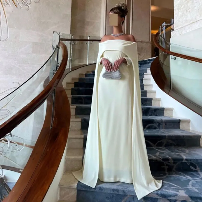 Женское вечернее платье-Русалка с длинным рукавом открытой спиной