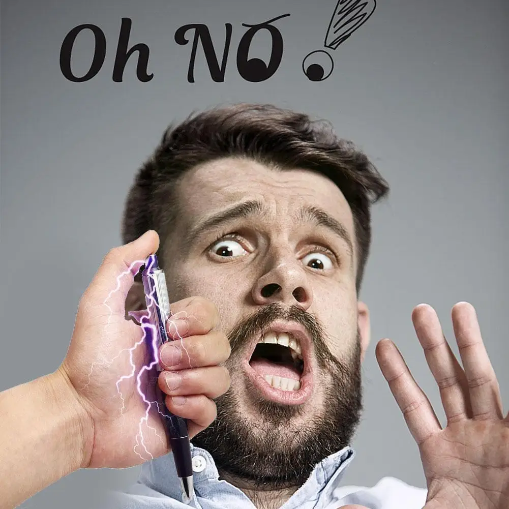 

1 шт., новинка, ручка с электрошоком, игрушка, полезный гаджет, розыгрыш, подарок, ручка для розыгрыша, шариковая ручка, игрушка для розыгрыша ...