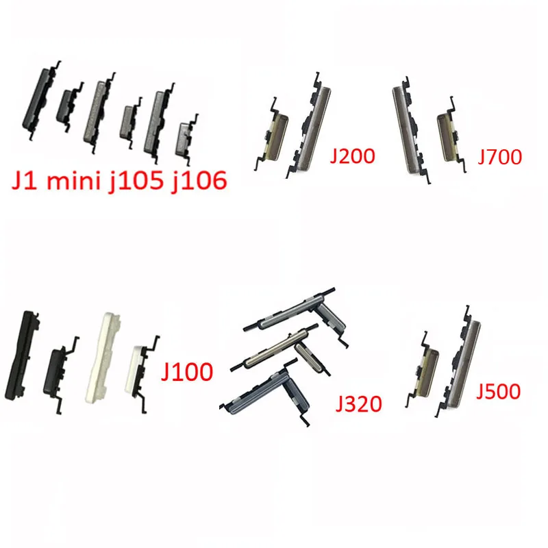 Для Samsung Galaxy J1 mini J105 J106 J100 J200 J320 J500 J700 J701 телефон новая кнопка питания громкости вкл. Выкл. Боковая кнопка J1 J2 J3 J5 J7