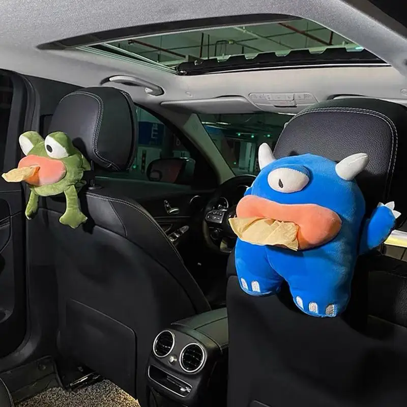 Милая автомобильная коробка для салфеток милая мультяшная губы-сосиски