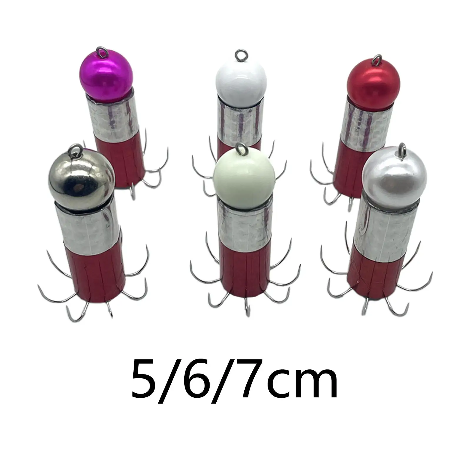 

6 шт., встроенные крючки для ночной рыбалки