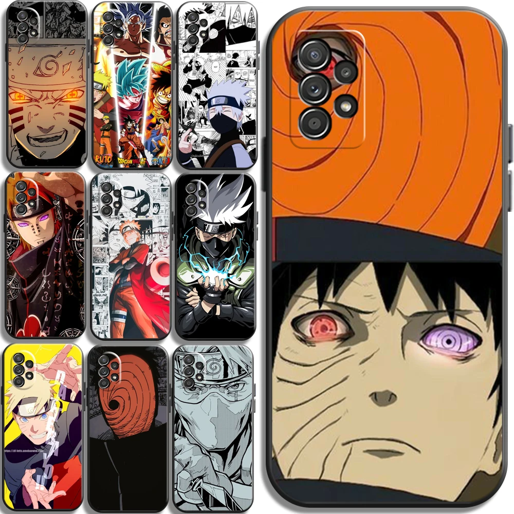 

Naruto Sasuke Cartoon Phone Cases For Xiaomi Redmi Note 10 10S 10 Pro POCO F3 GT X3 GT M3 Pro X3 NFC Back Cover Funda Soft TPU