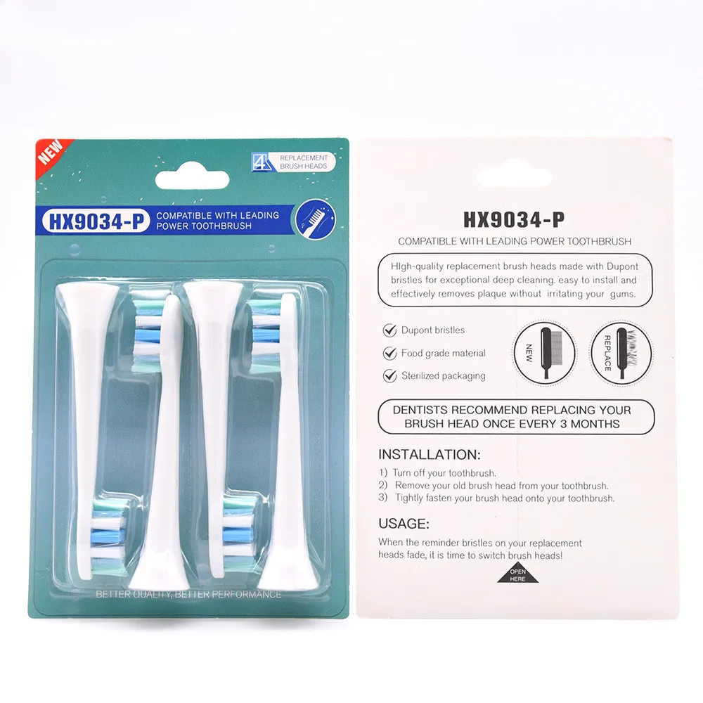 

4/8/12/16/20PCS Electric Toothbrush Heads High Efficient Clean Oral Care Philps G2 Hx9034 toothbrush head