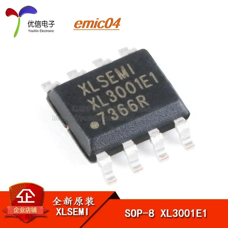 

10 шт., оригинальные модели XL3001E1 SOP-8 3A 40V 220KHz