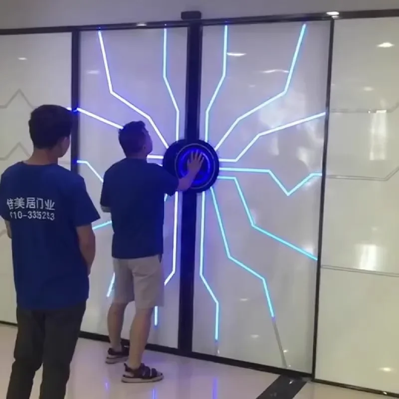 Технологическая сенсорная невидимая Дверная панель Palmprint электрическая